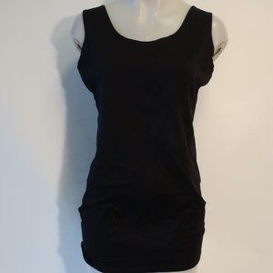 Womens A'nue Ligne Black Tank L *